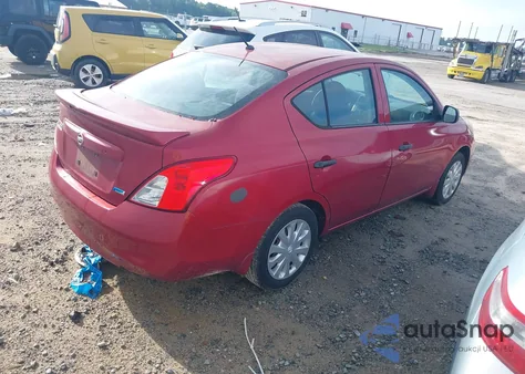 2014 Nissan Versa 1.6 S+ из США, поврежденный, VIN 3N1CN7AP1EL848128